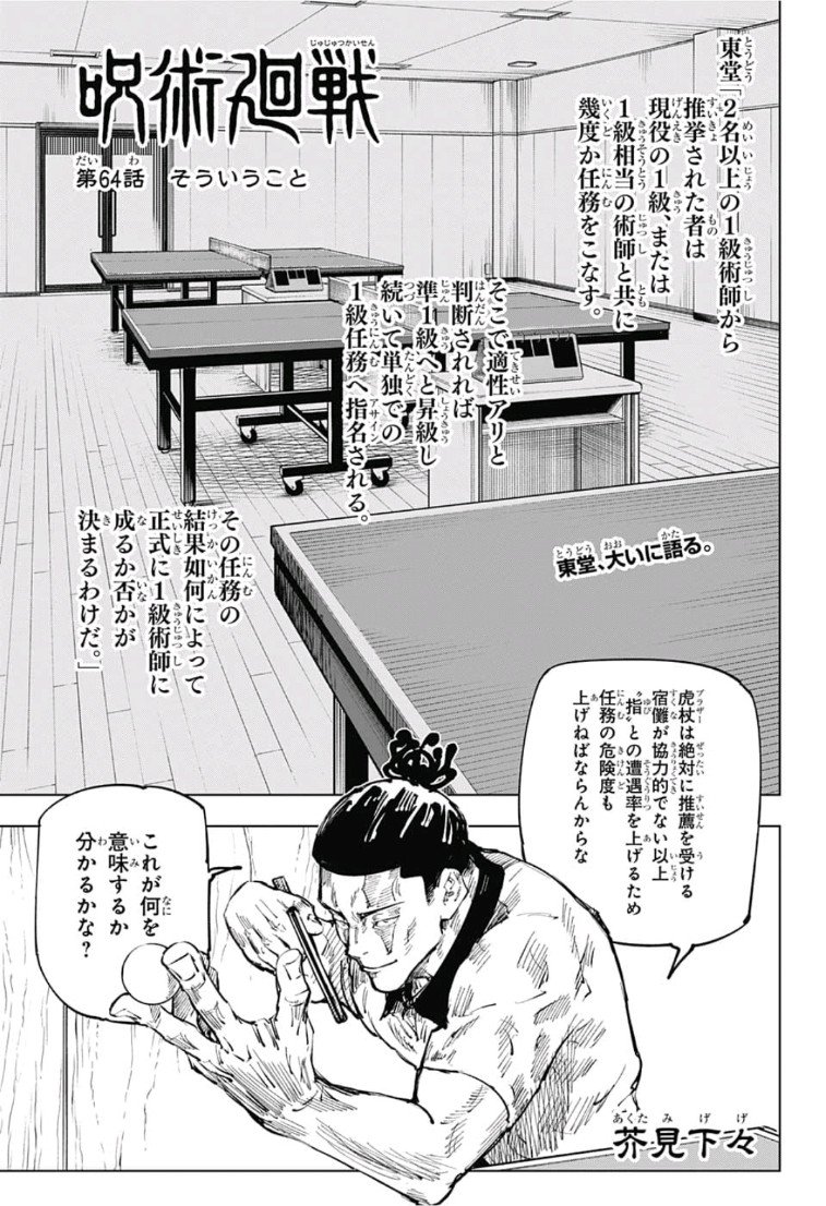 呪術廻戦 Raw Chapter 64